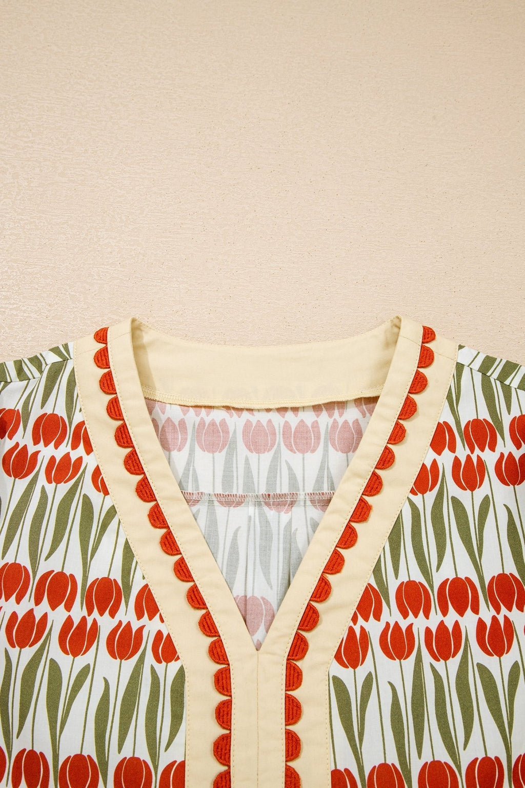 Floral Tulip Stripe Short Puff Sleeve Mini Dress - Rooted & Reckless Co.