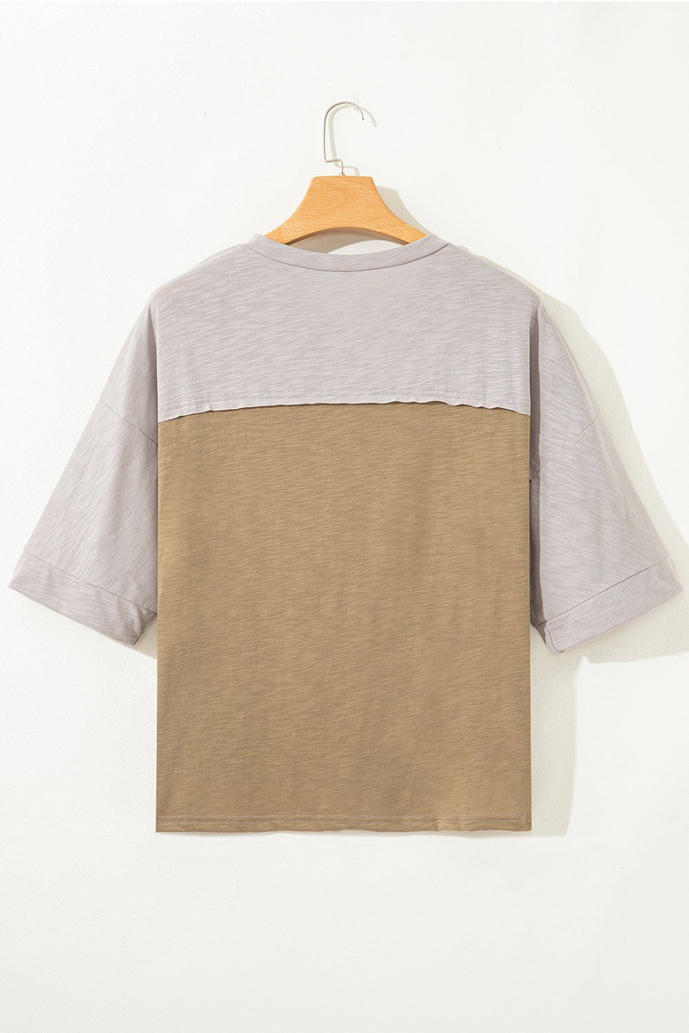 Flower Patch Exposed Seam 3/4 Sleeve T-Shirt - Rooted & Reckless Co.