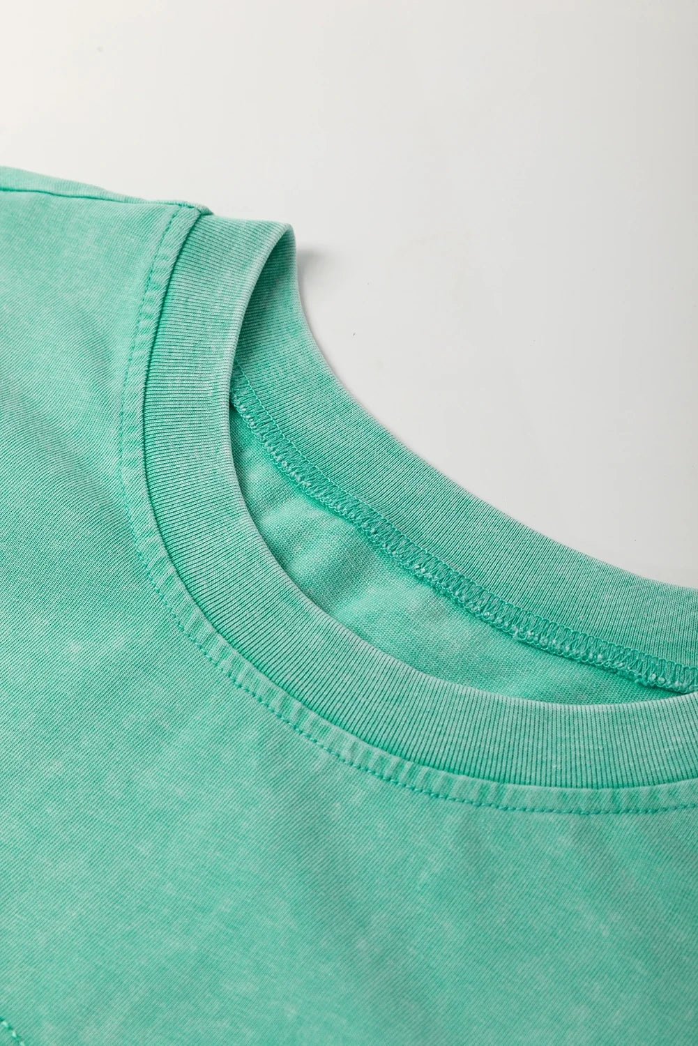 Flower Patchwork Mineral Wash Mini T-Shirt Dress - Rooted & Reckless Co.