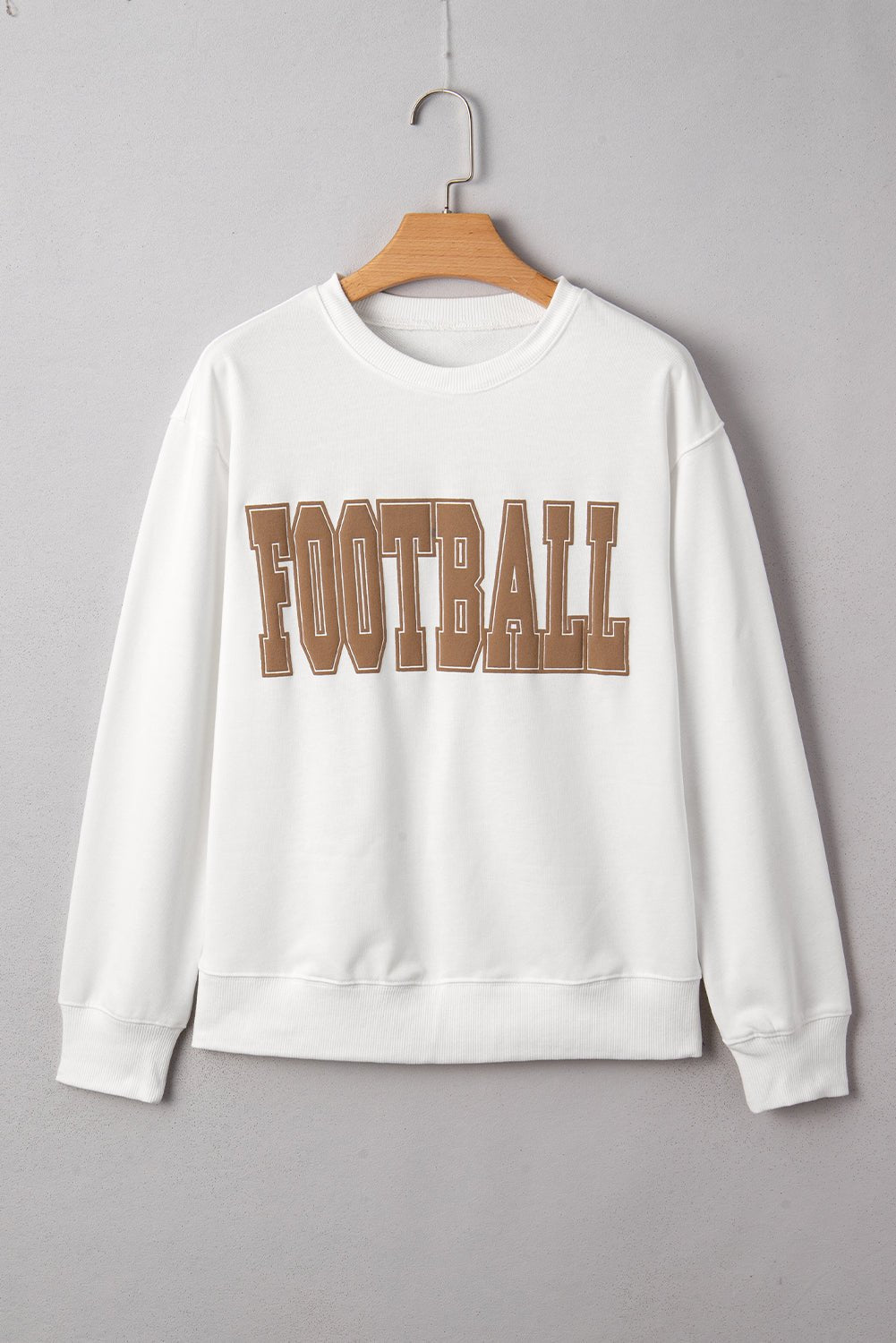 FOOTBALL Drop Shoulder Crewneck Sweatshirt - Rooted & Reckless Co.