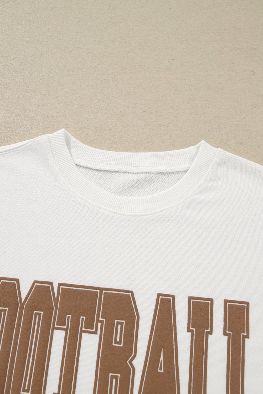 FOOTBALL Drop Shoulder Crewneck Sweatshirt - Rooted & Reckless Co.