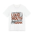 Football Mama T-Shirt – "Somebody's Loud Mouth" Graphic Tee - Rooted & Reckless Co.