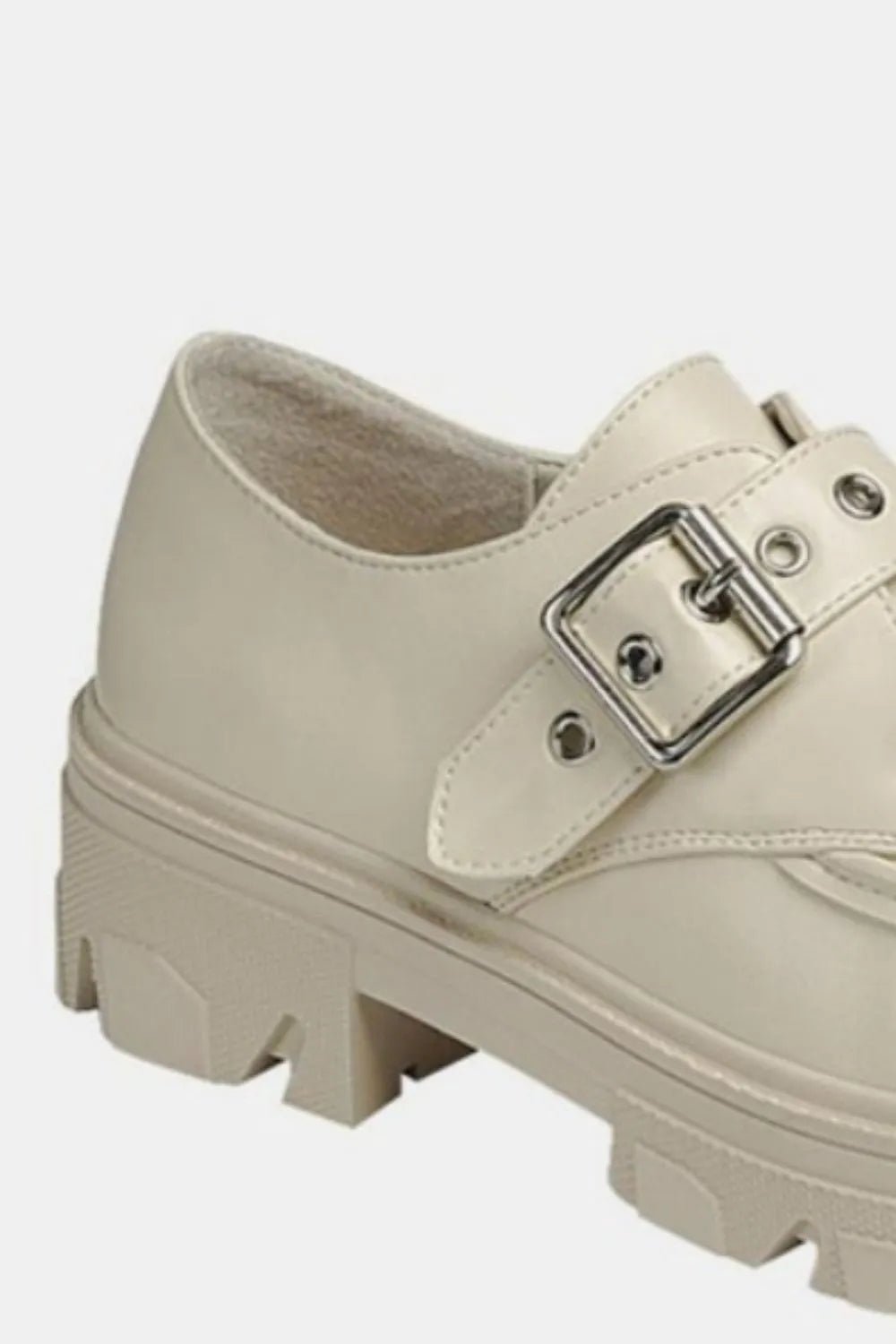 Forever Link Buckled Platform Lug Sole Loafers - Rooted & Reckless Co.