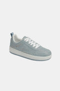 Forever Link Rhinestone Platform Flat Sneakers - Rooted & Reckless Co.