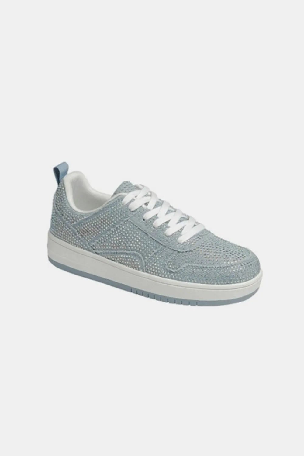 Forever Link Rhinestone Platform Flat Sneakers - Rooted & Reckless Co.