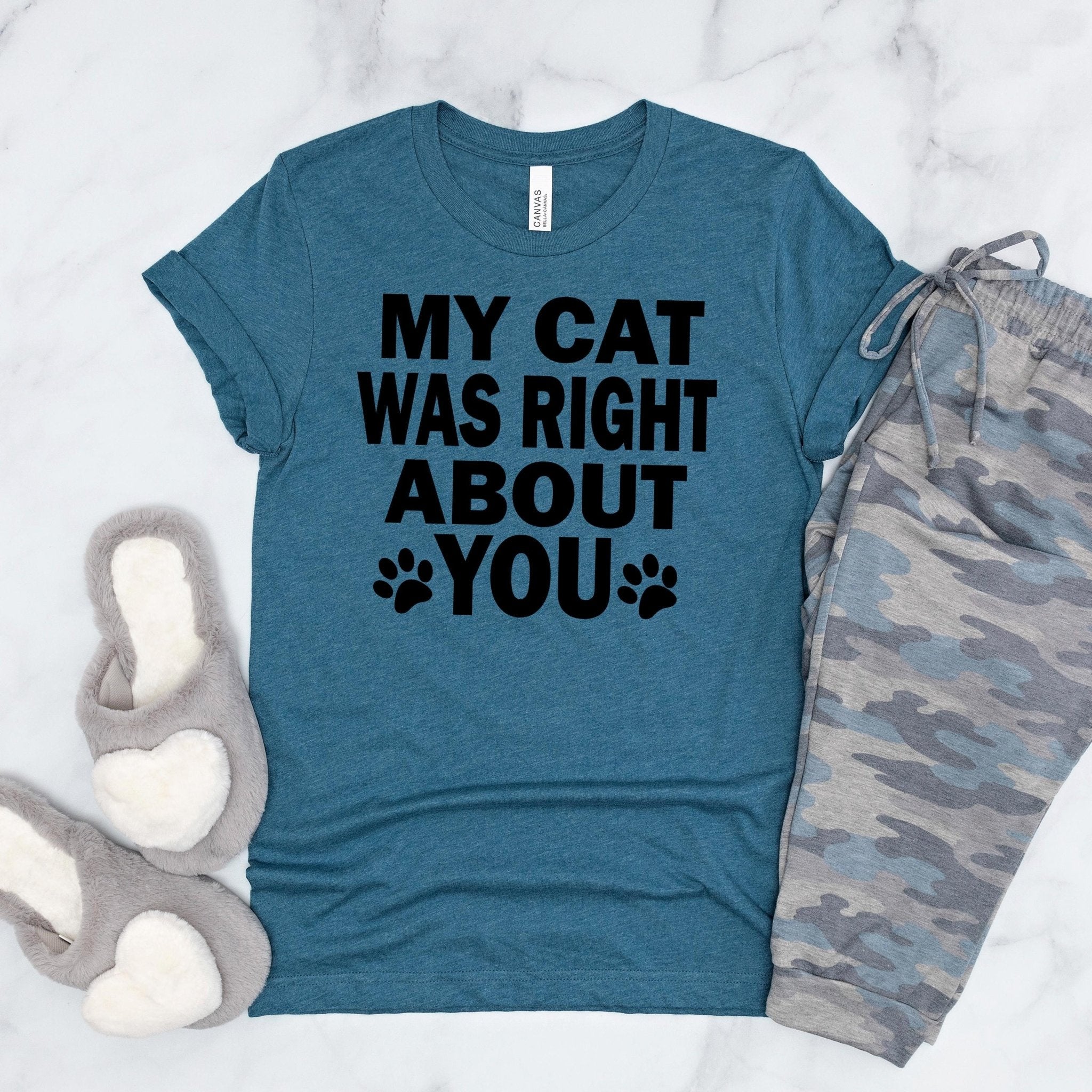 Funny Cat Shirt – Bella Canvas Tee | Cute Cat Mom Shirt Gift Ideas - Rooted & Reckless Co.
