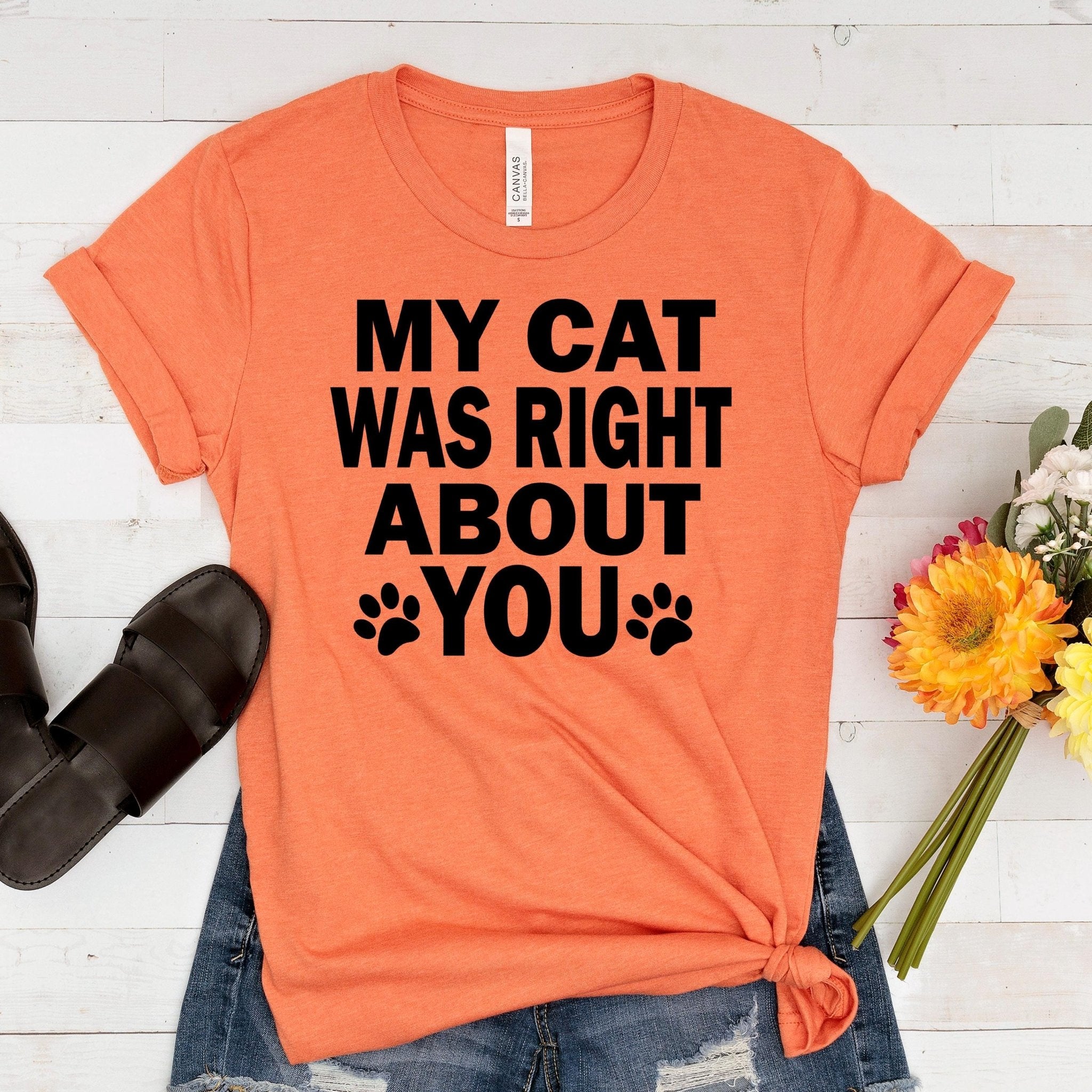 Funny Cat Shirt – Bella Canvas Tee | Cute Cat Mom Shirt Gift Ideas - Rooted & Reckless Co.