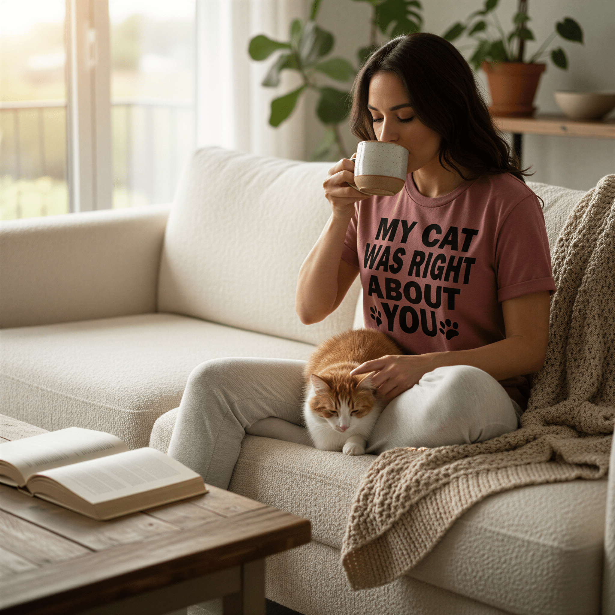 Funny Cat Shirt – Bella Canvas Tee | Cute Cat Mom Shirt Gift Ideas - Rooted & Reckless Co.
