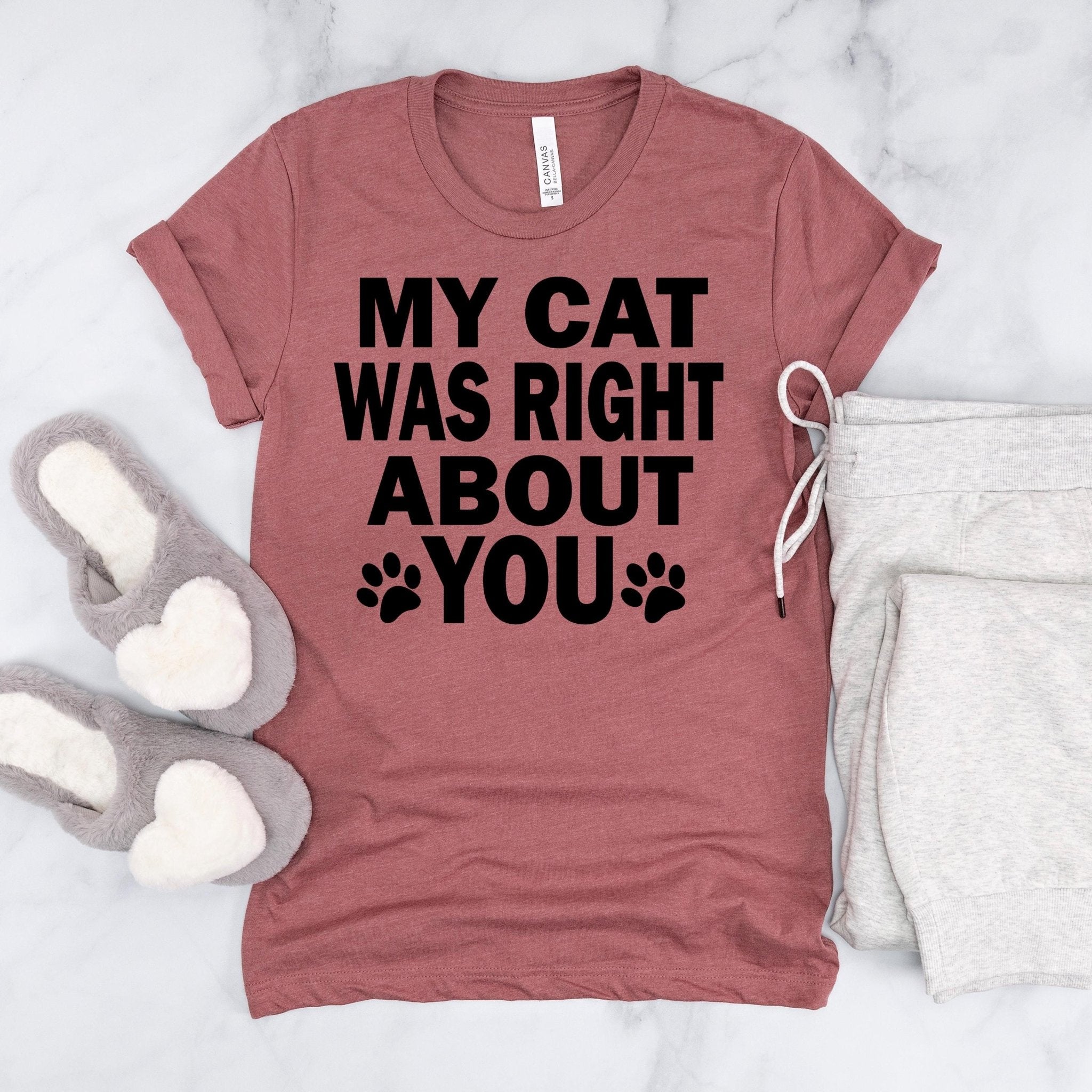 Funny Cat Shirt – Bella Canvas Tee | Cute Cat Mom Shirt Gift Ideas - Rooted & Reckless Co.