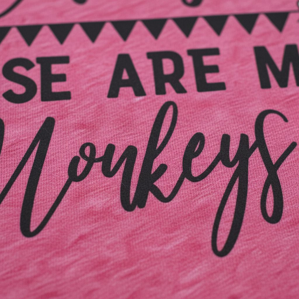 Funny Mom Shirt - Cute Mom Tee With Humorous Circus Monkeys Quote - Rooted & Reckless Co.