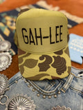 GAH-LEE Camo Trucker Hat - Rooted & Reckless Co.
