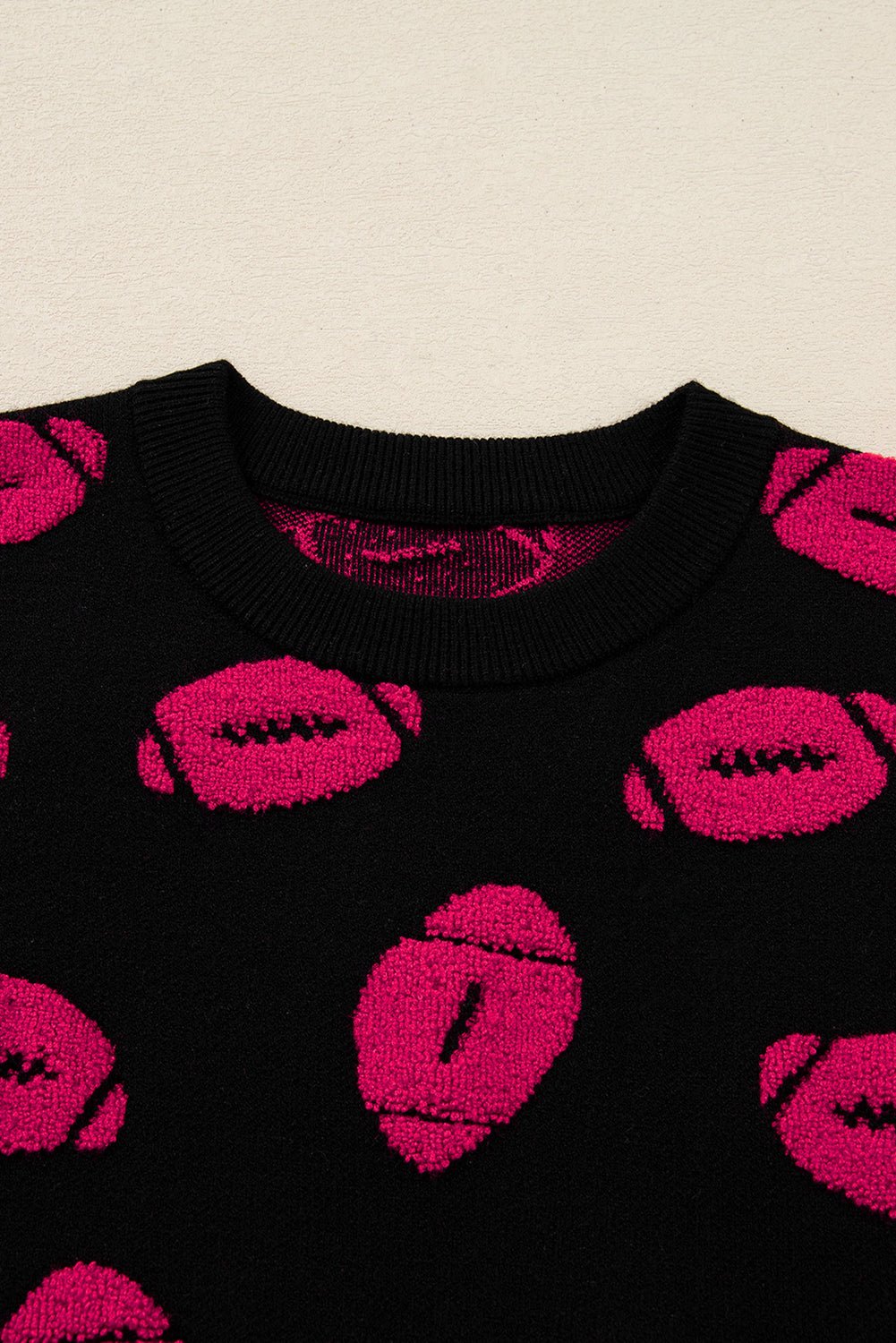 Game Day Football Short Sleeve Sweater - Rooted & Reckless Co.