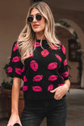 Game Day Football Short Sleeve Sweater - Rooted & Reckless Co.
