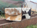 Genuine Cowhide Leather accordion style purse - Rooted & Reckless Co.