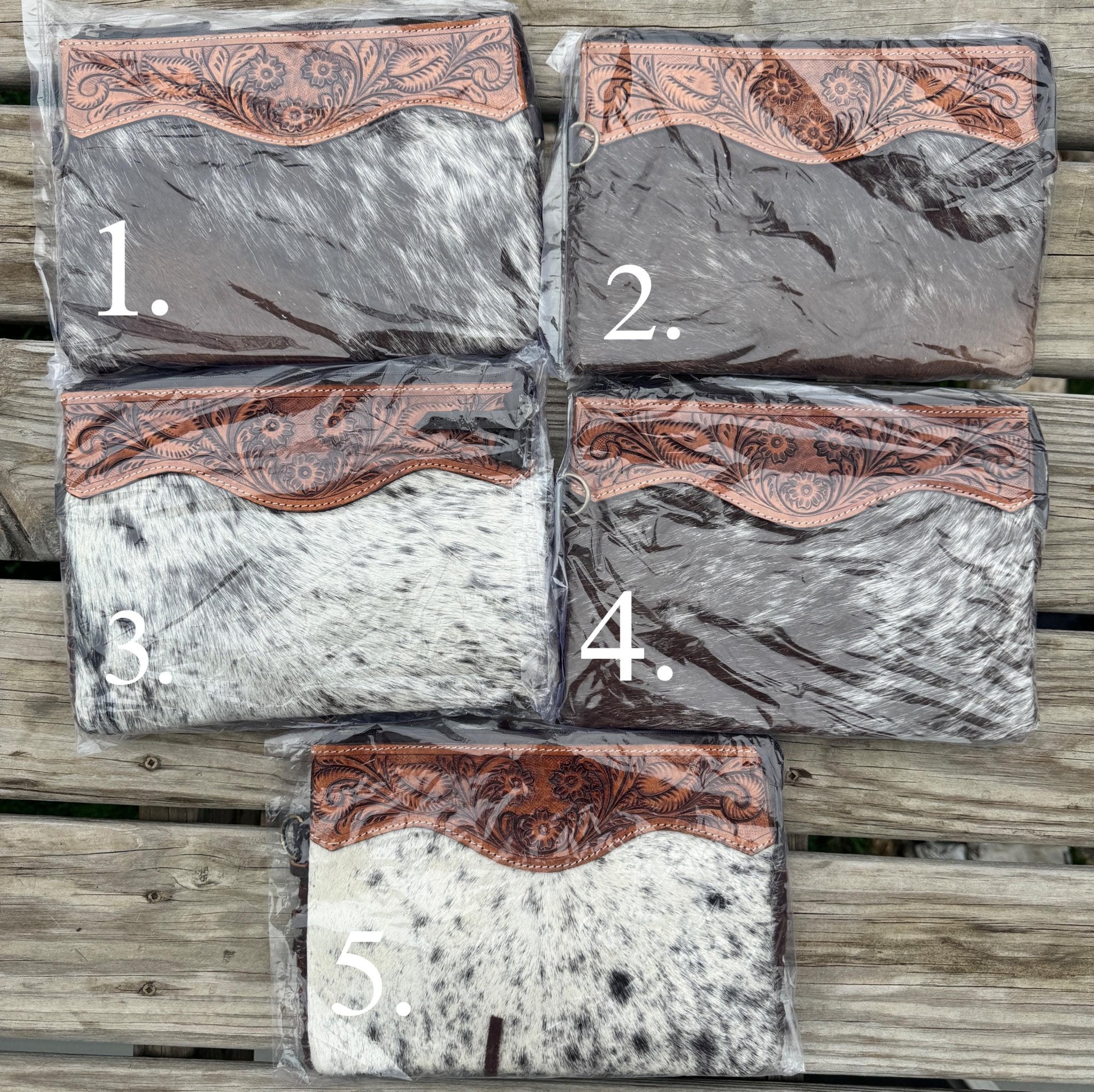 Genuine Western Cowhide Leather Purse with fringe - Rooted & Reckless Co.