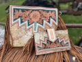 Genuine Western Spotted Cowhide Leather Purse and Wallet - Rooted & Reckless Co.