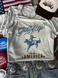 Giddy Up America Graphic Tee - Rooted & Reckless Co.
