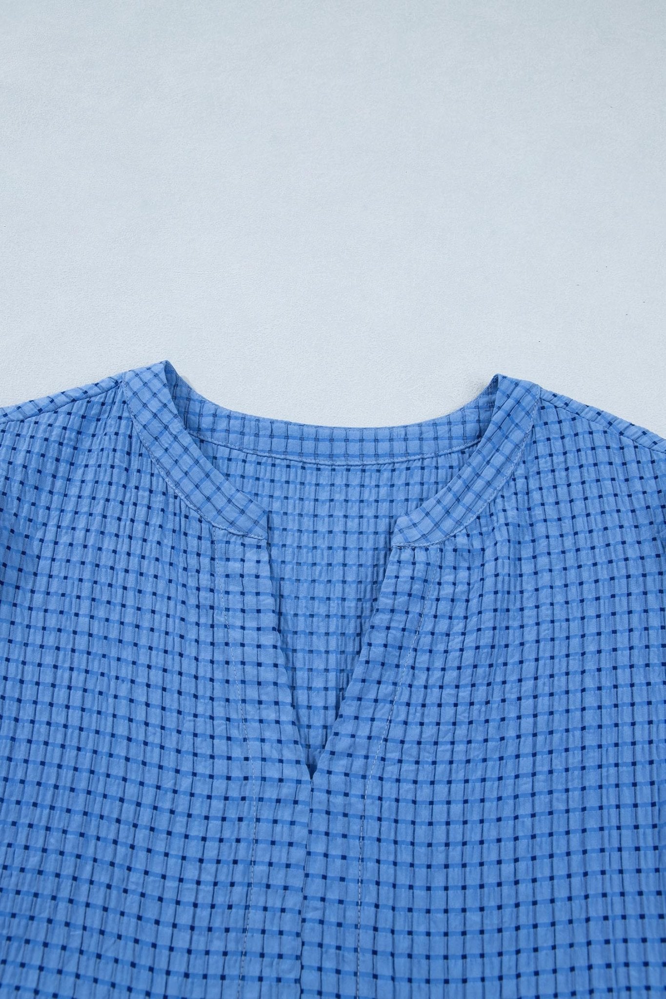 Gingham Bow Tie Short Sleeve Tiered Midi Dress - Rooted & Reckless Co.