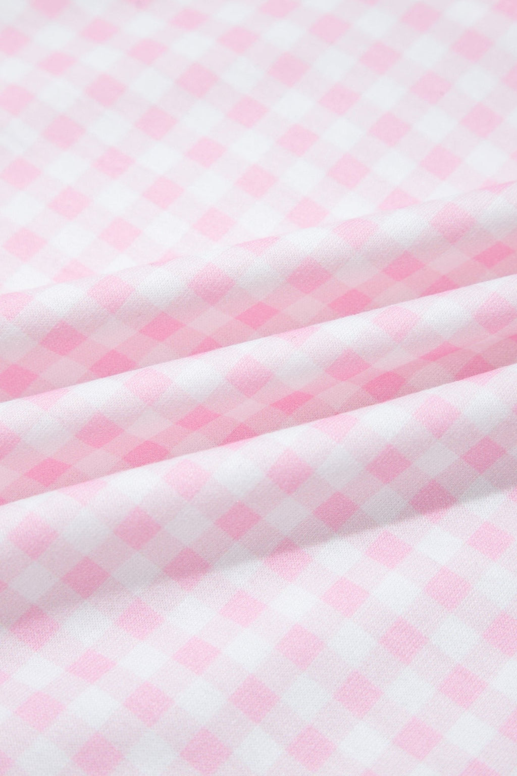 Gingham Half Zip Top & Elastic Waist Shorts Set - Rooted & Reckless Co.