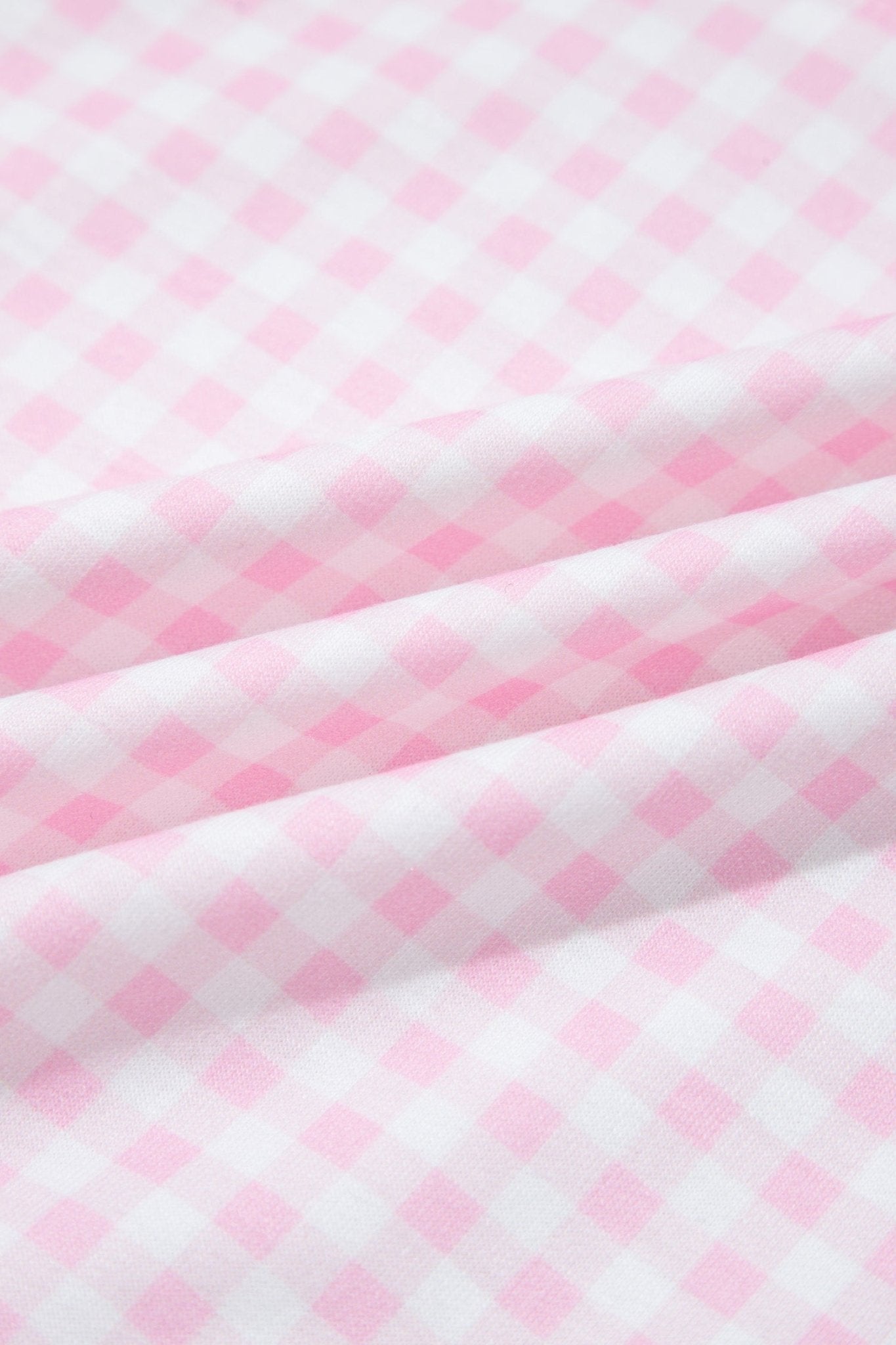 Gingham Half Zip Top & Elastic Waist Shorts Set - Rooted & Reckless Co.