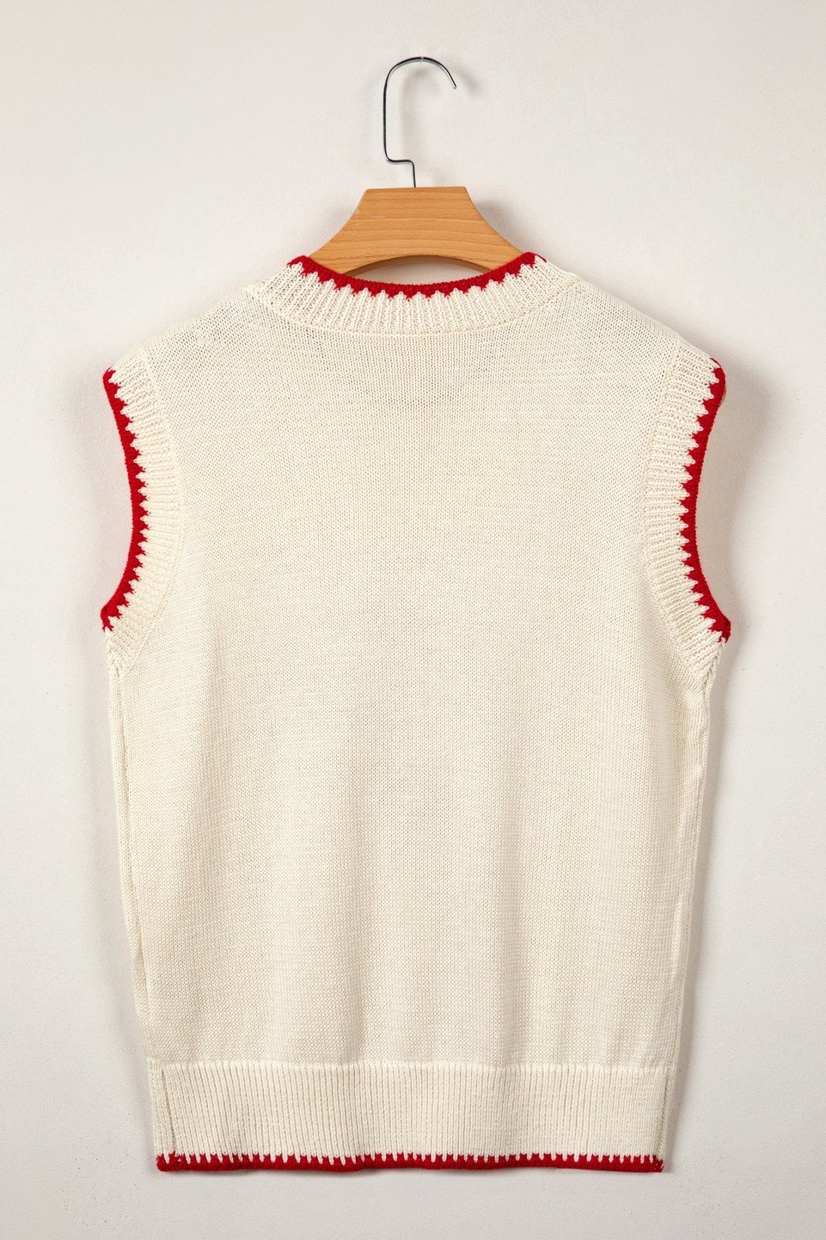 Gingham Plaid Crawfish Sleeveless Sweater Top - Rooted & Reckless Co.