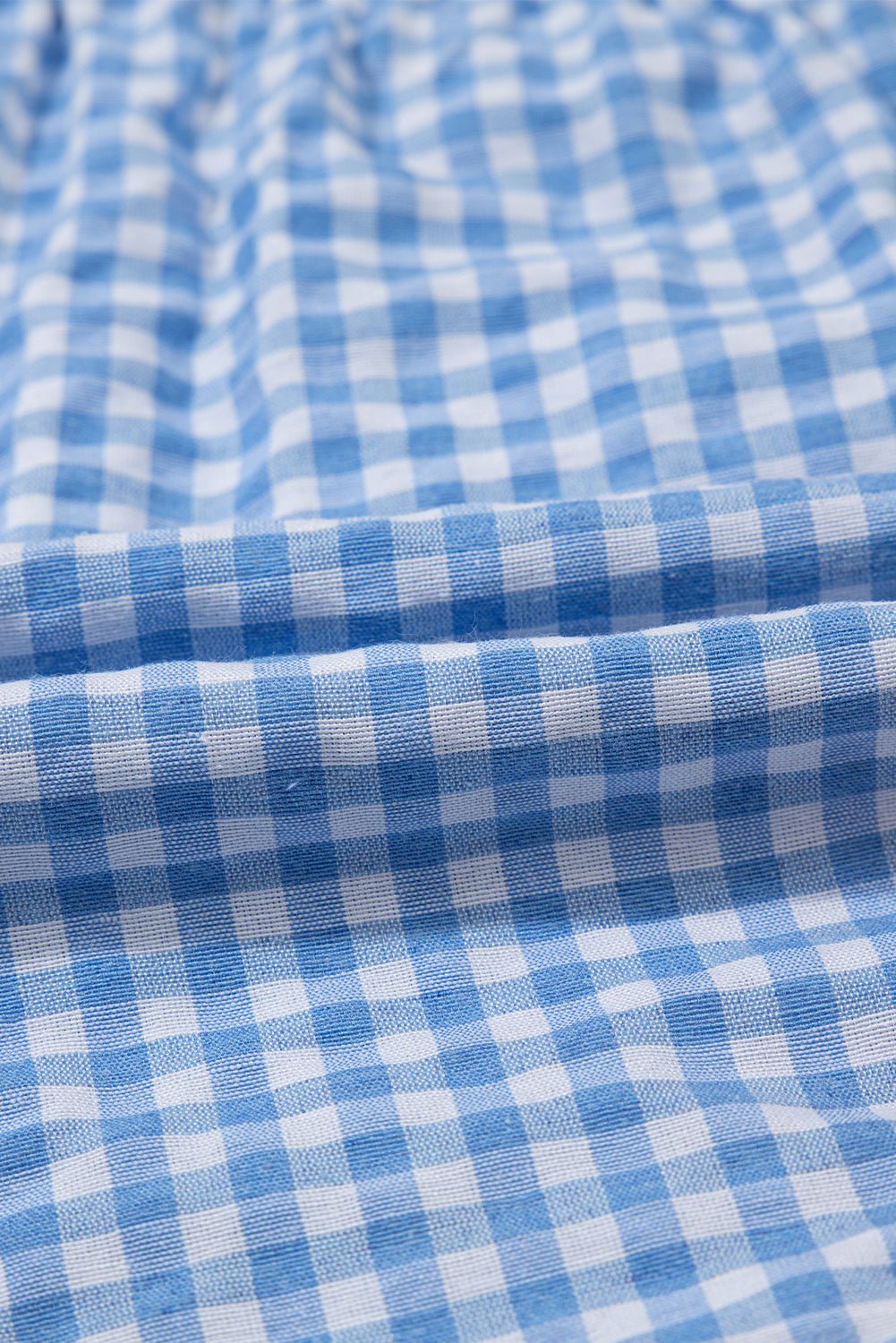 Gingham Plaid High Elastic Waist Shorts - Rooted & Reckless Co.