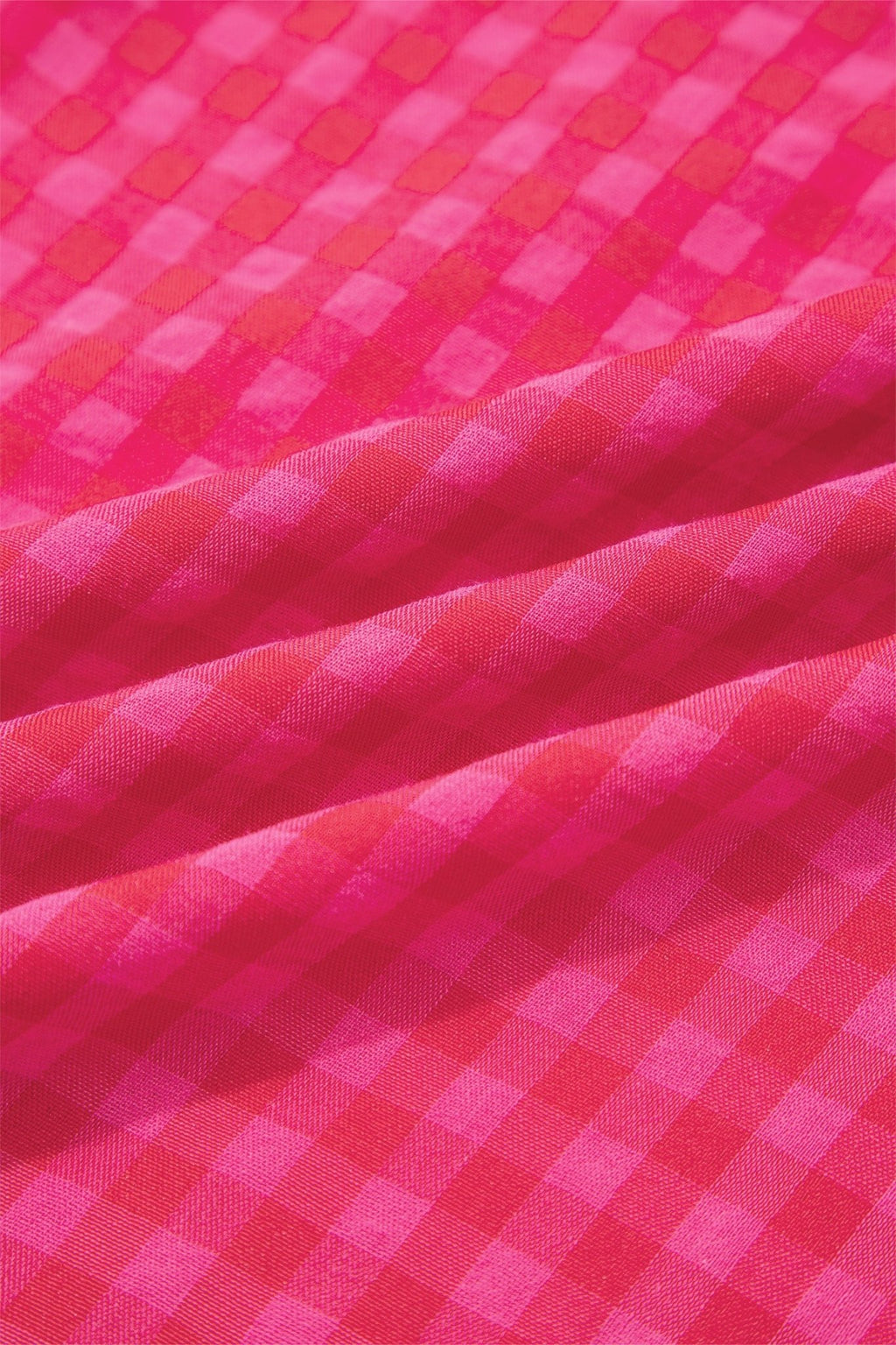 Gingham Plaid Smocked Square Neck Sundress - Rooted & Reckless Co.