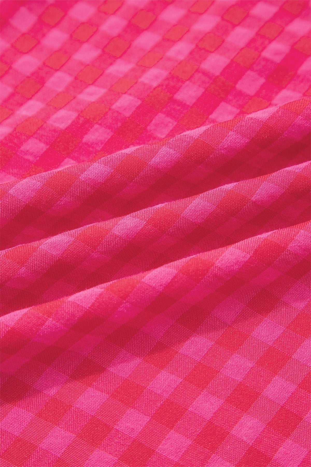 Gingham Plaid Smocked Square Neck Sundress - Rooted & Reckless Co.