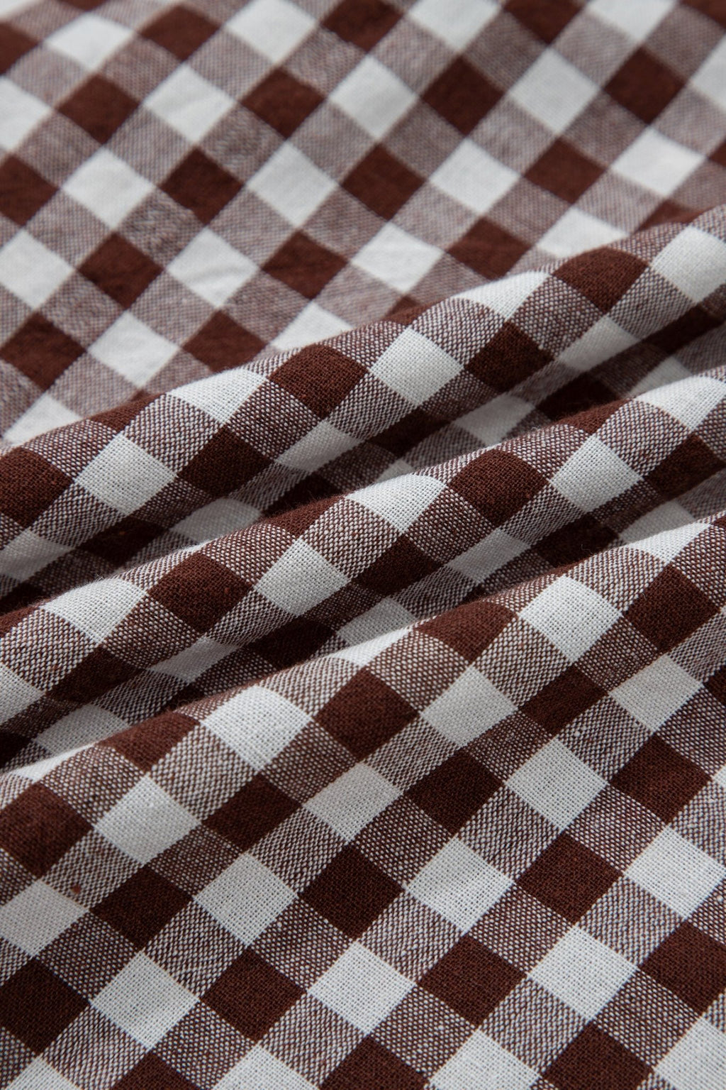 Gingham Plaid Zipped Cinched Waist Maxi Dress - Rooted & Reckless Co.