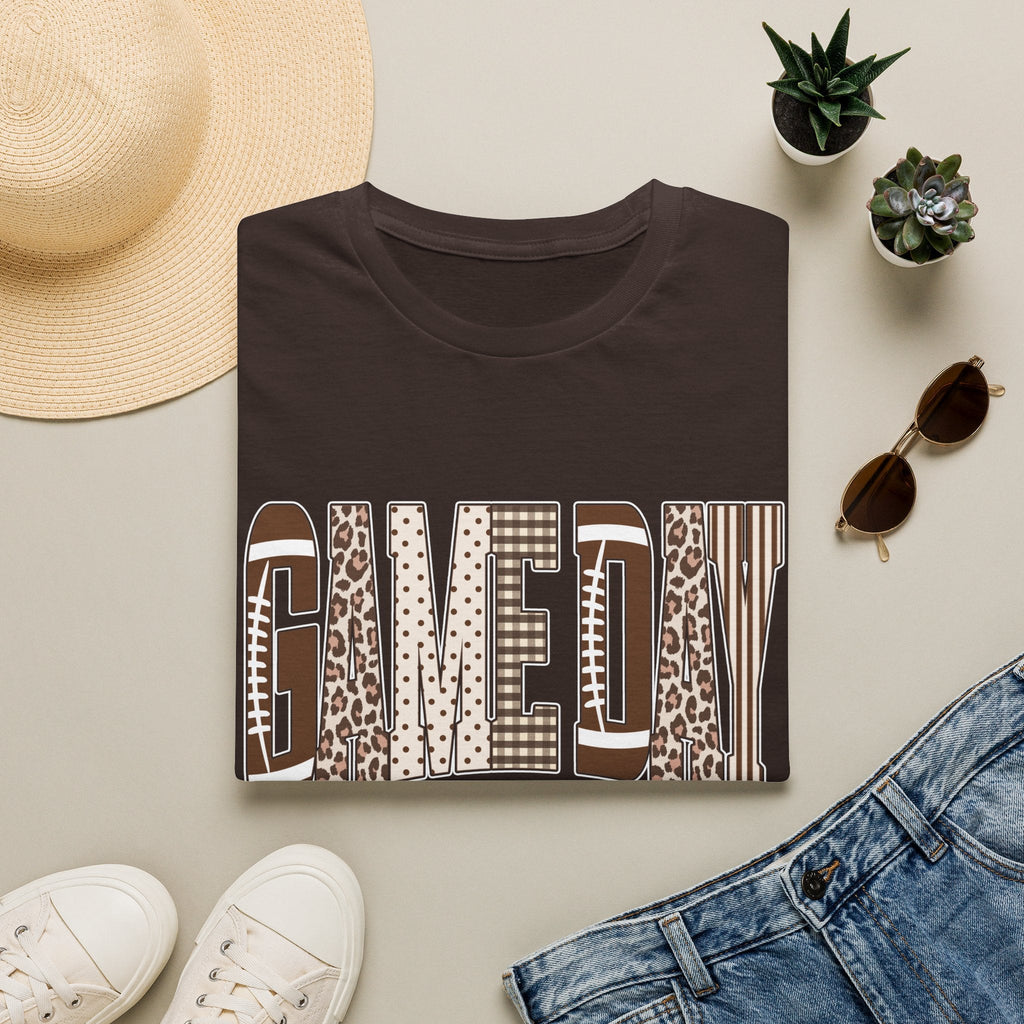 Give Day Leopard Pattern T-Shirt — Graphic Animal Print Tee - Rooted & Reckless Co.