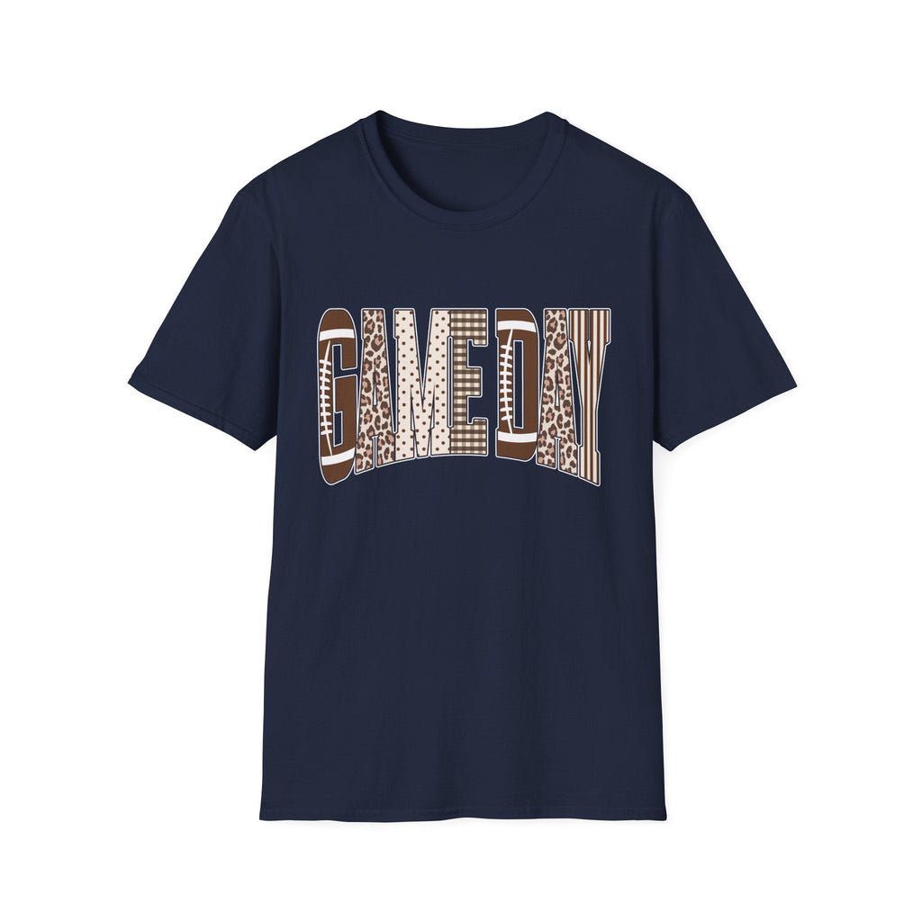 Give Day Leopard Pattern T-Shirt — Graphic Animal Print Tee - Rooted & Reckless Co.