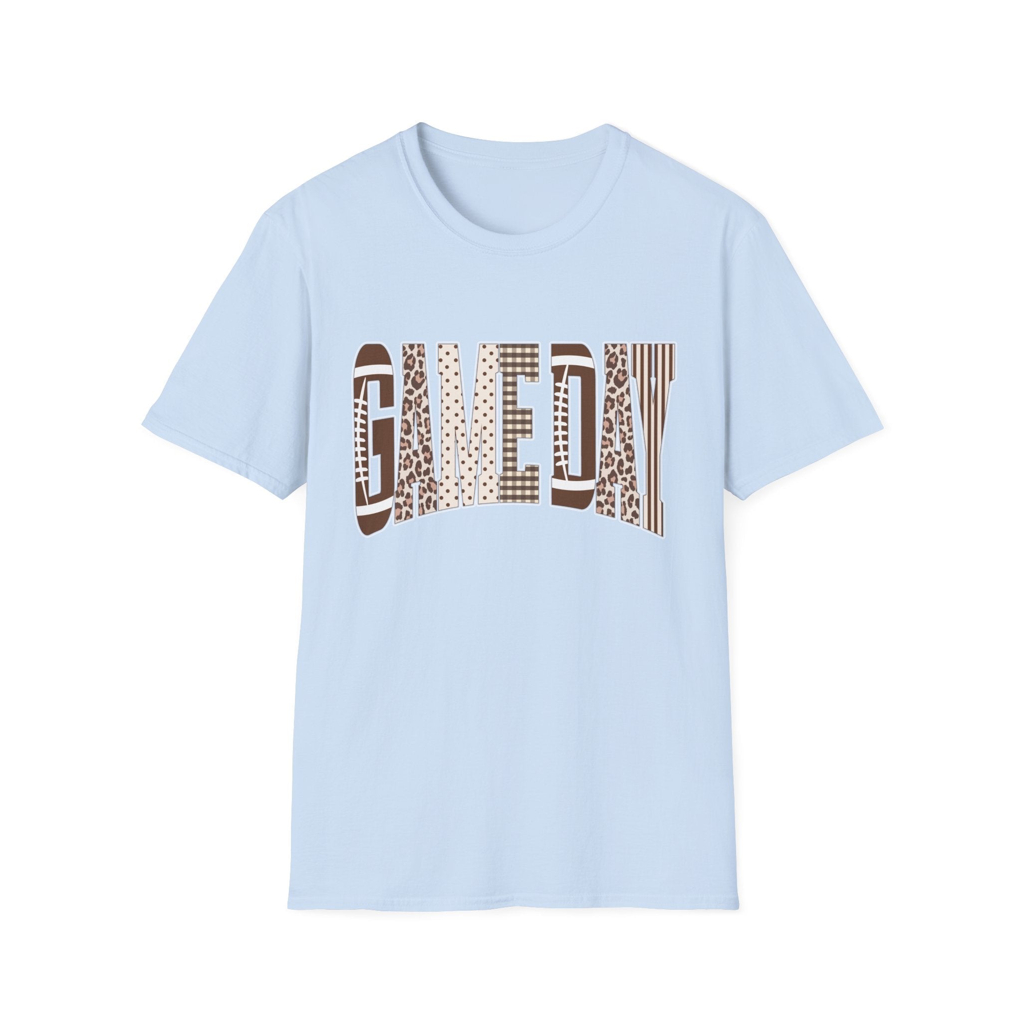 Give Day Leopard Pattern T-Shirt — Graphic Animal Print Tee - Rooted & Reckless Co.