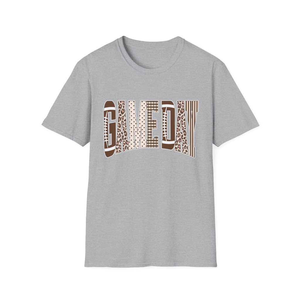 Give Day Leopard Pattern T-Shirt — Graphic Animal Print Tee - Rooted & Reckless Co.