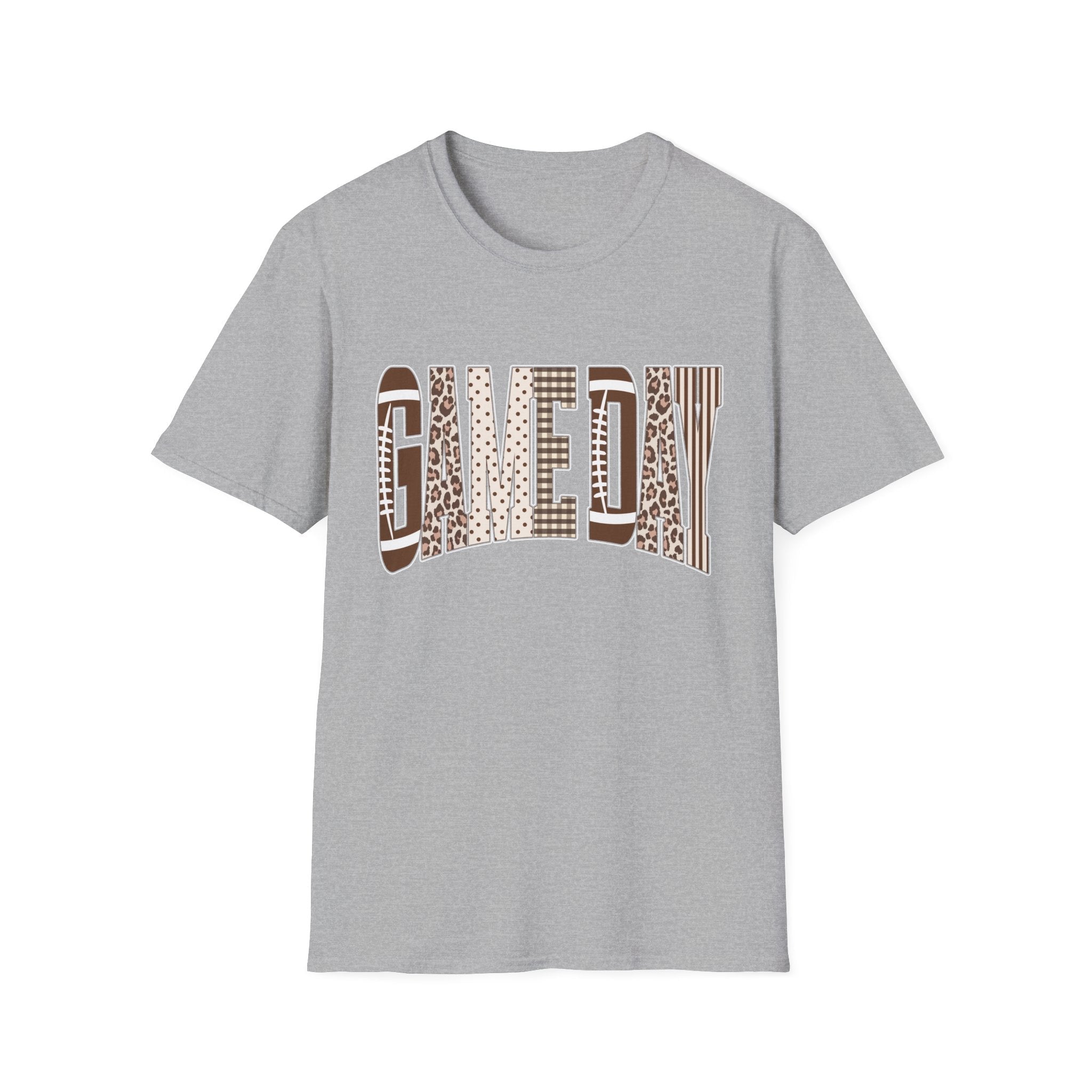 Give Day Leopard Pattern T-Shirt — Graphic Animal Print Tee - Rooted & Reckless Co.