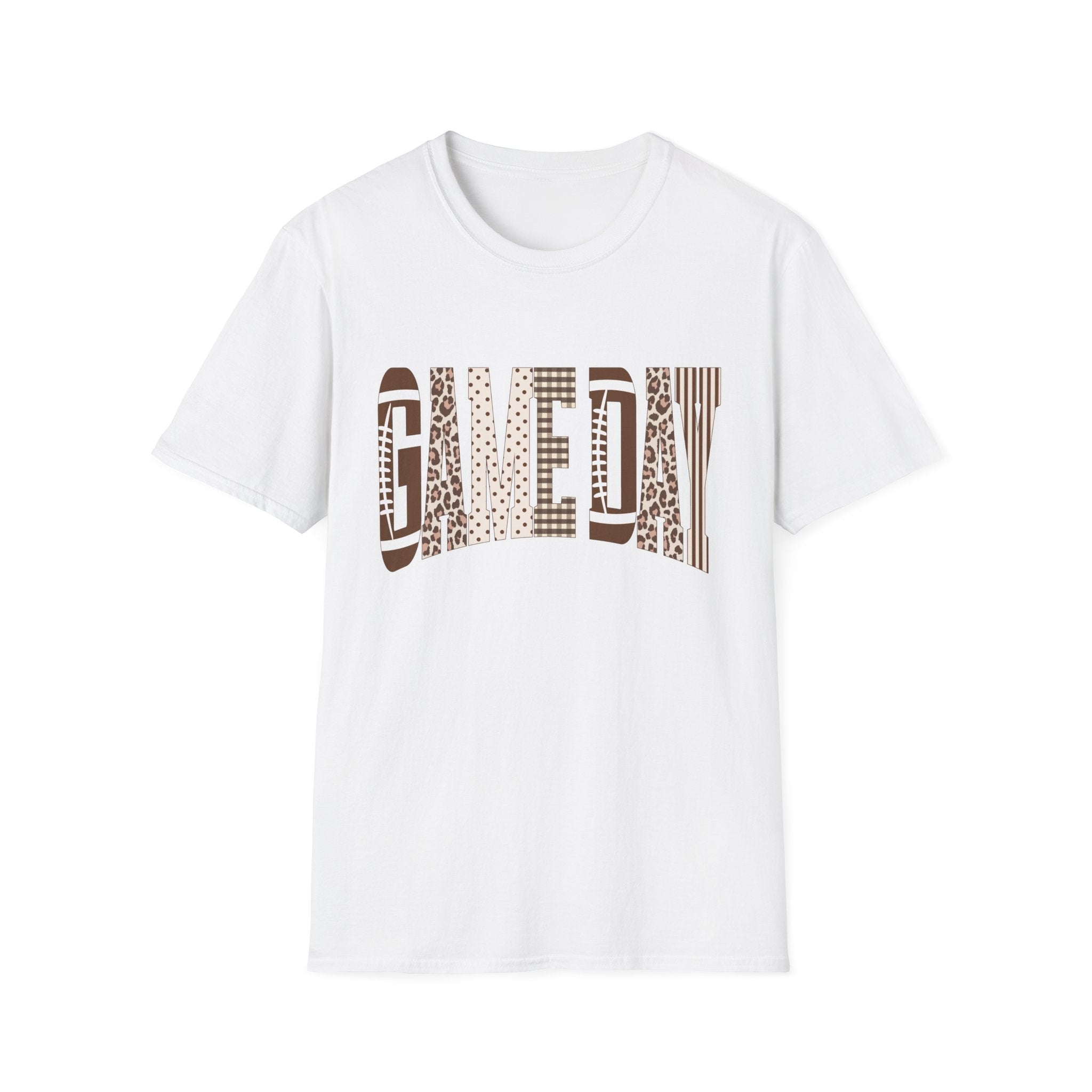 Give Day Leopard Pattern T-Shirt — Graphic Animal Print Tee - Rooted & Reckless Co.