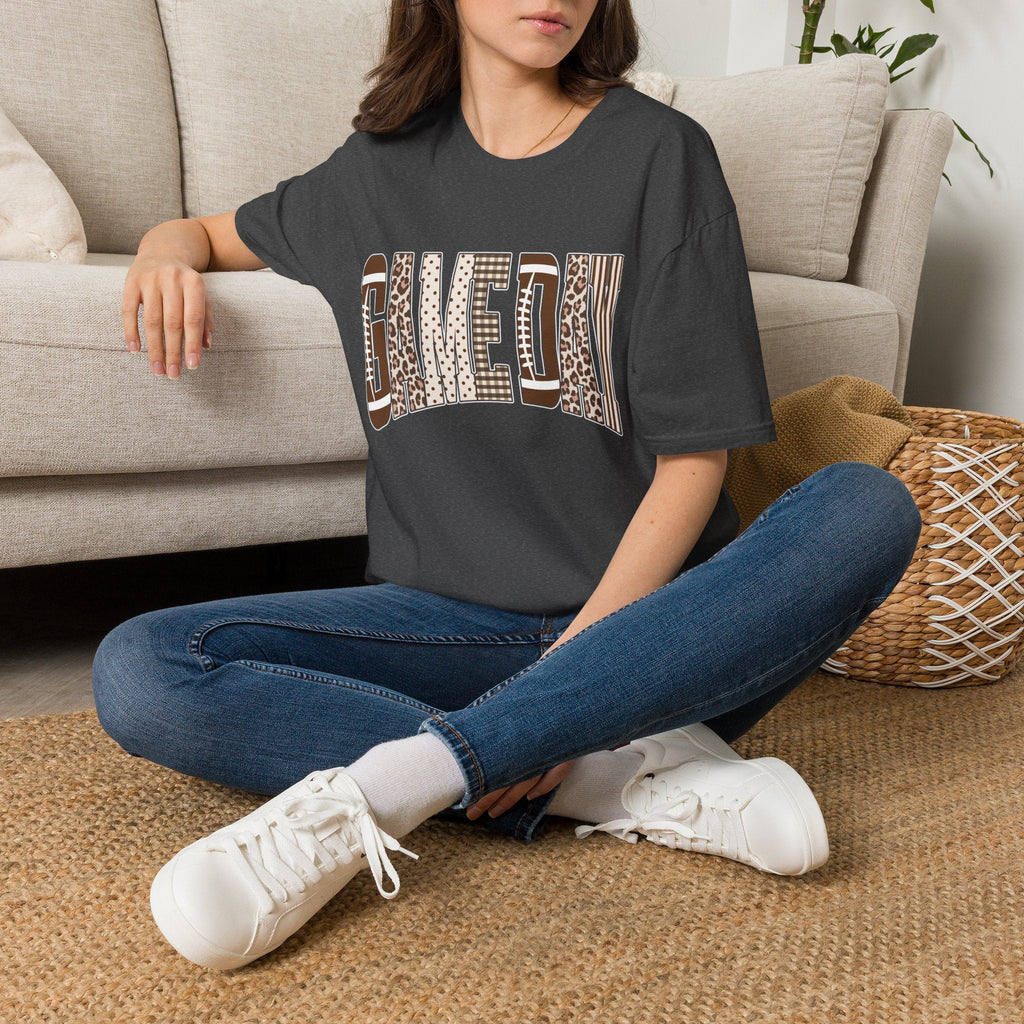 Give Day Leopard Pattern T-Shirt — Graphic Animal Print Tee - Rooted & Reckless Co.