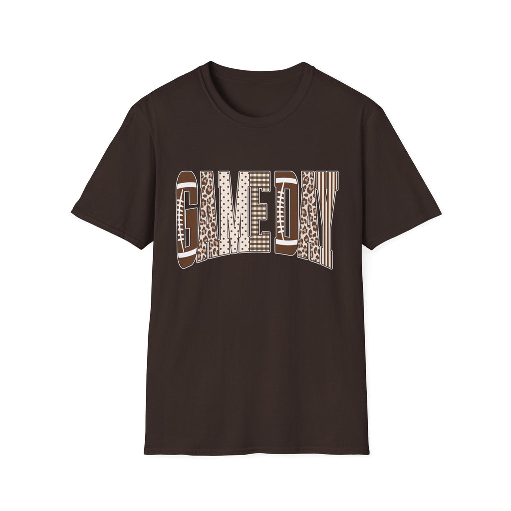 Give Day Leopard Pattern T-Shirt — Graphic Animal Print Tee - Rooted & Reckless Co.