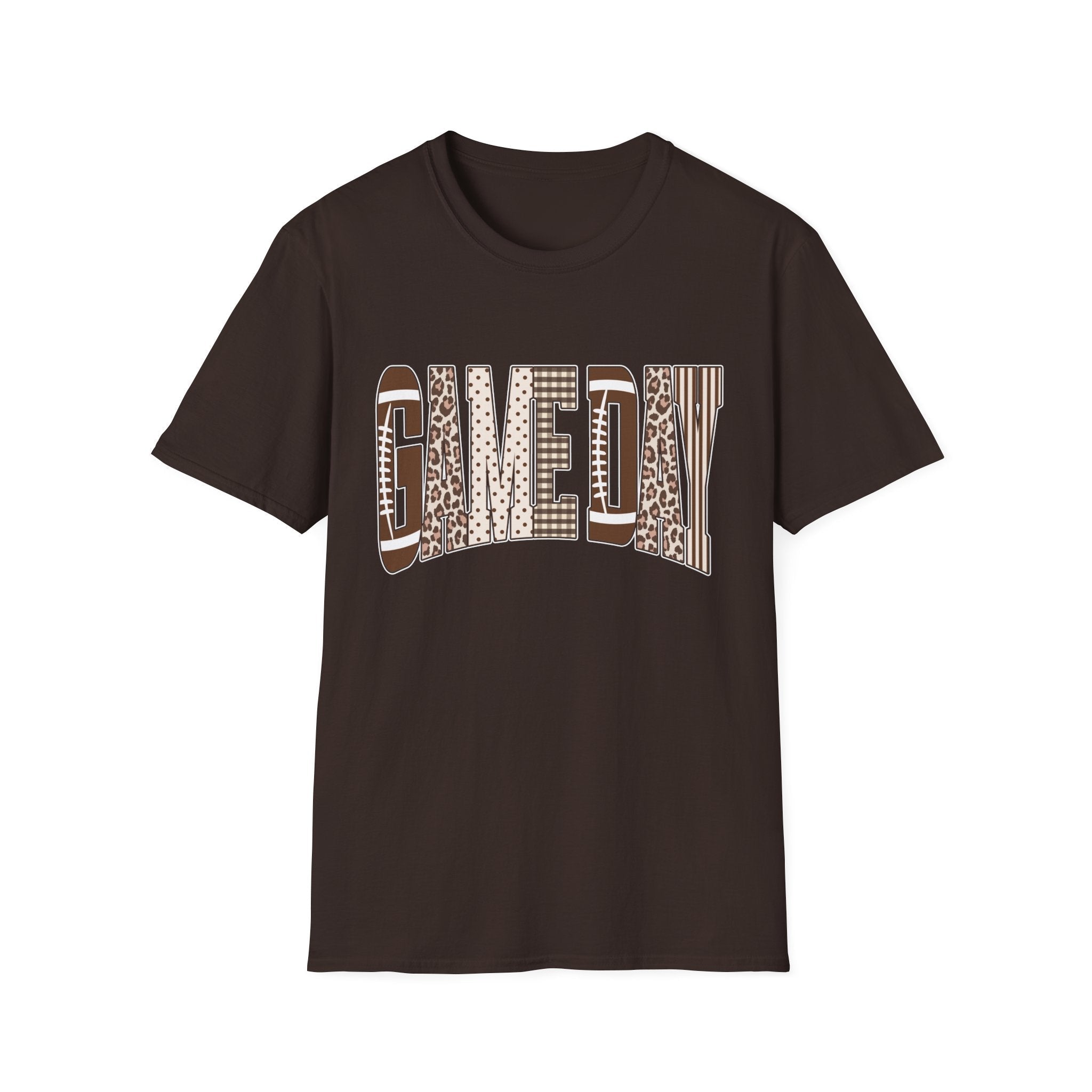 Give Day Leopard Pattern T-Shirt — Graphic Animal Print Tee - Rooted & Reckless Co.