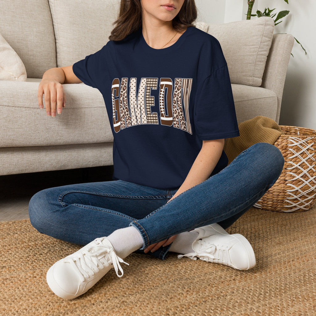 Give Day Leopard Pattern T-Shirt — Graphic Animal Print Tee - Rooted & Reckless Co.