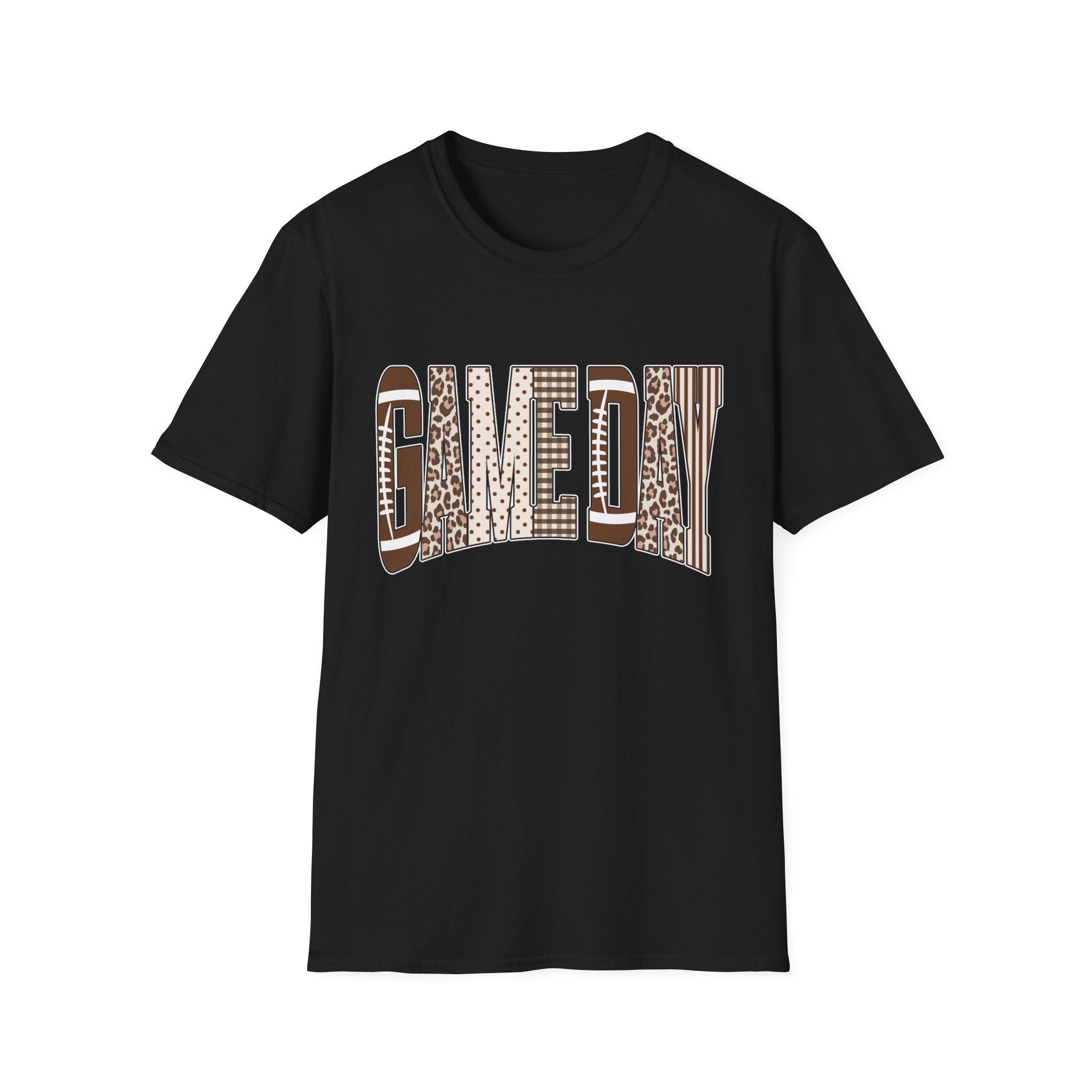 Give Day Leopard Pattern T-Shirt — Graphic Animal Print Tee - Rooted & Reckless Co.