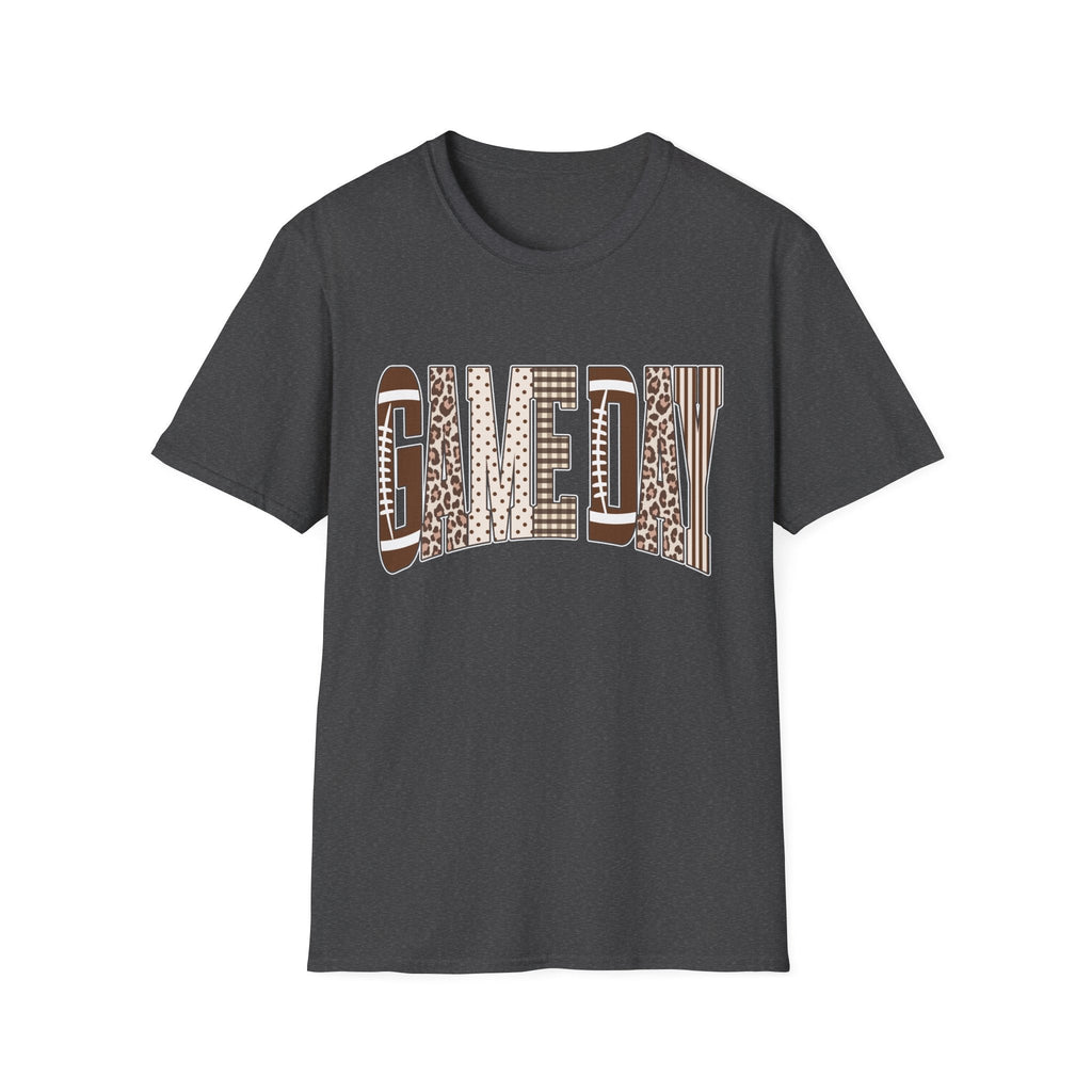 Give Day Leopard Pattern T-Shirt — Graphic Animal Print Tee - Rooted & Reckless Co.