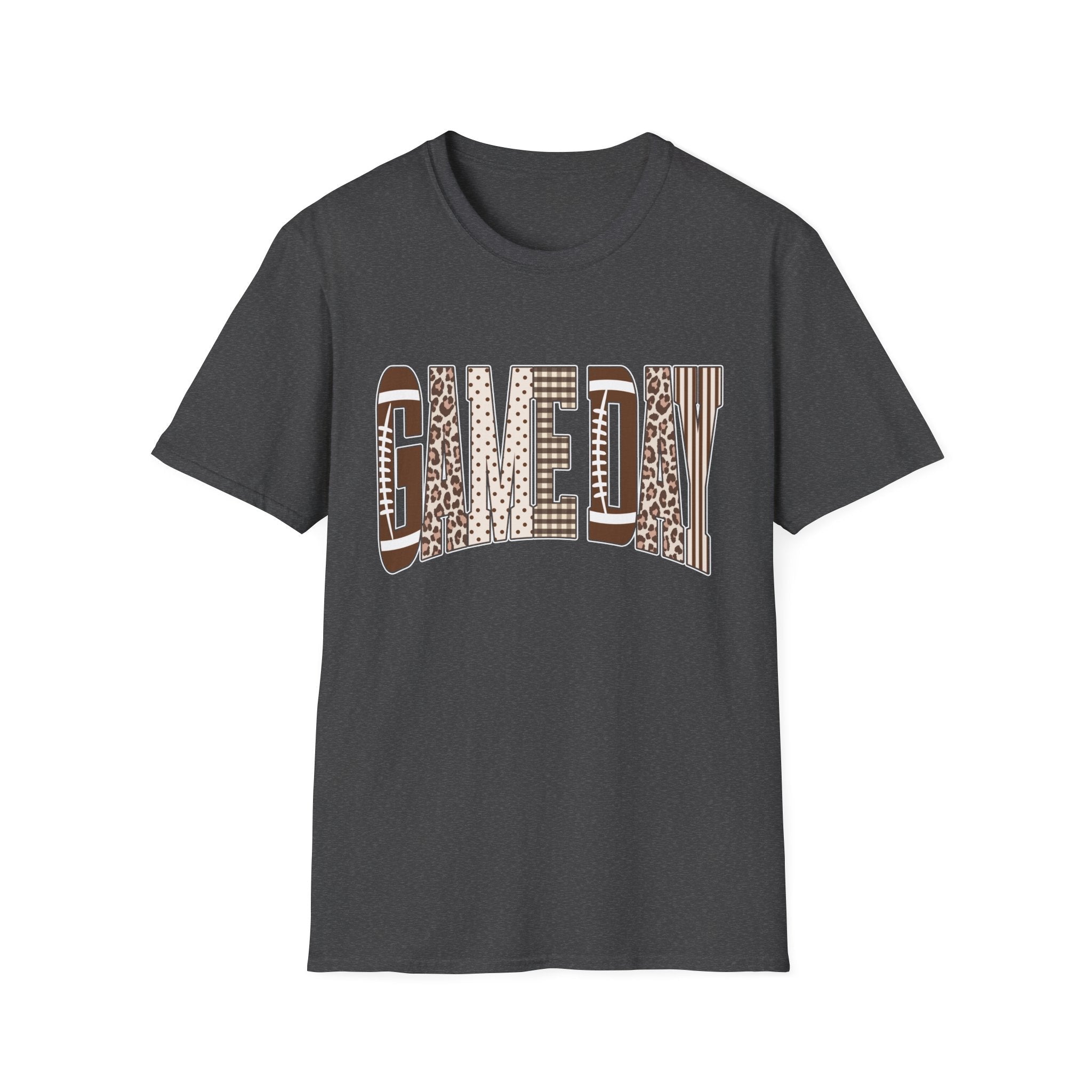 Give Day Leopard Pattern T-Shirt — Graphic Animal Print Tee - Rooted & Reckless Co.