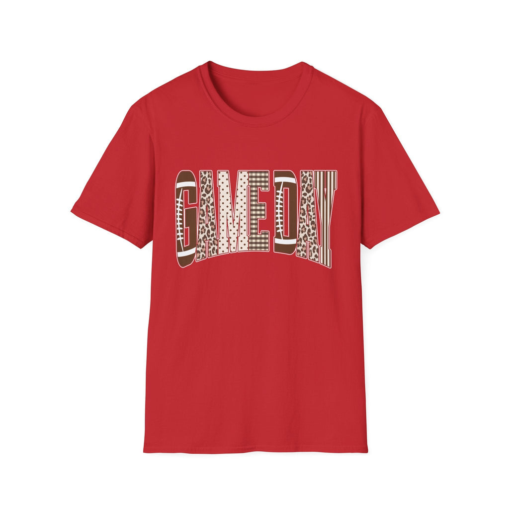 Give Day Leopard Pattern T-Shirt — Graphic Animal Print Tee - Rooted & Reckless Co.