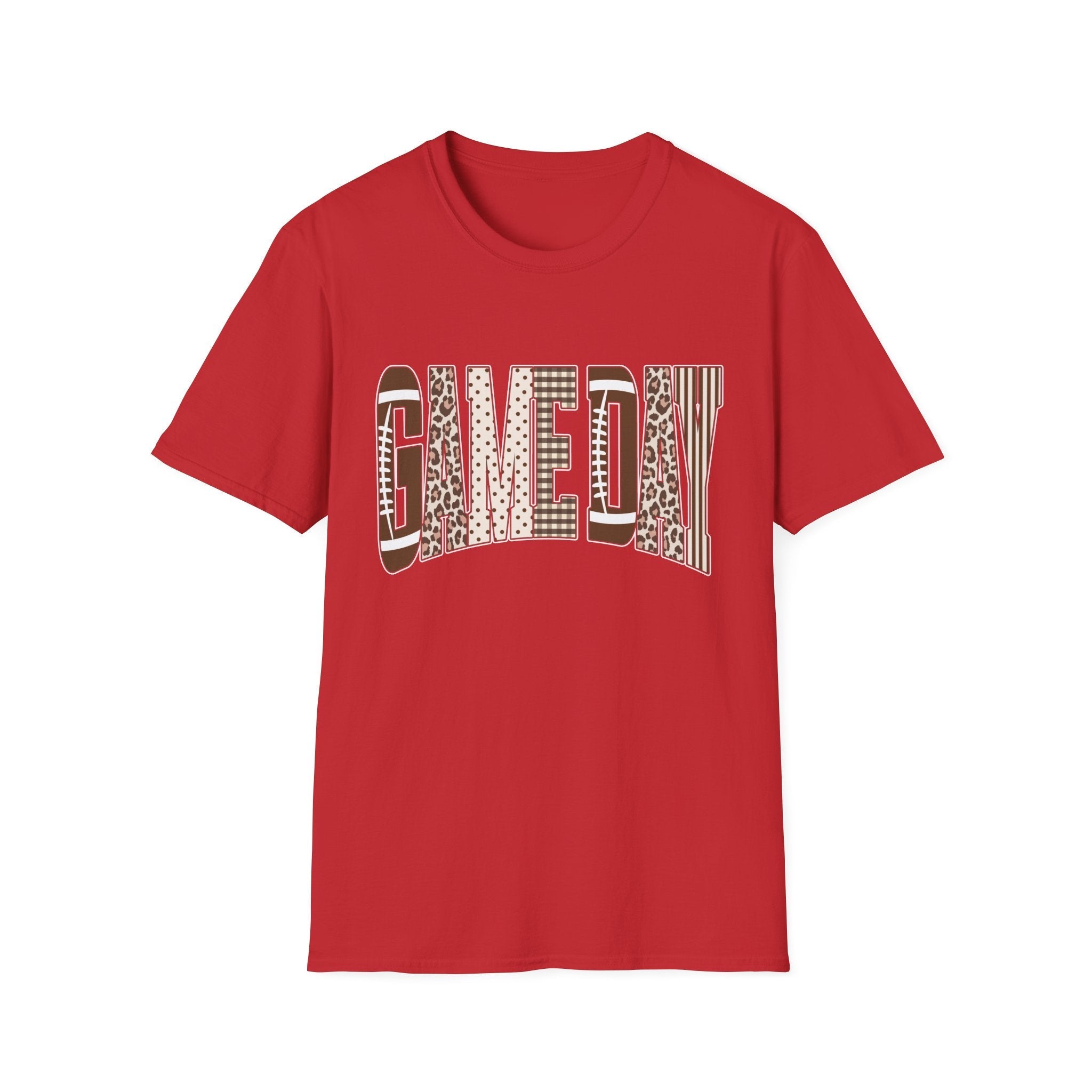 Give Day Leopard Pattern T-Shirt — Graphic Animal Print Tee - Rooted & Reckless Co.