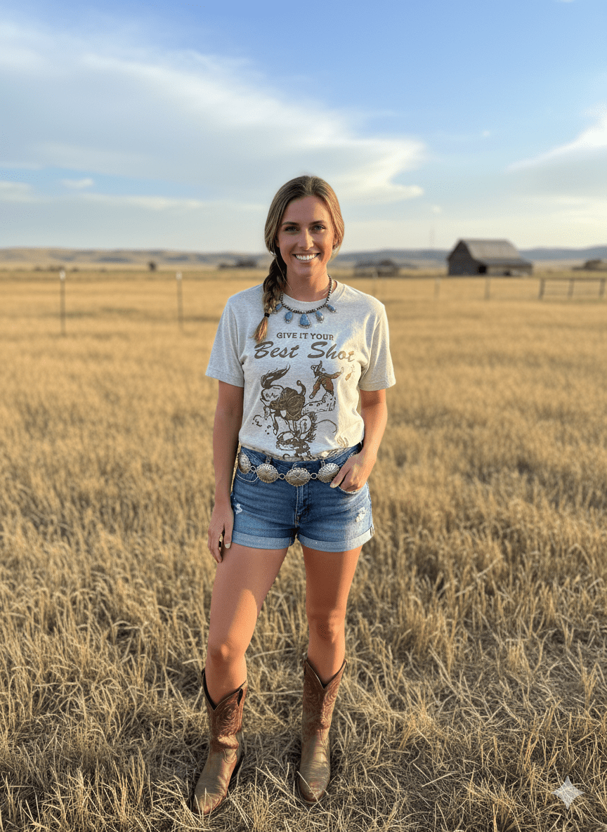 Give It Your Best Shot Graphic Tee - Rooted & Reckless Co.