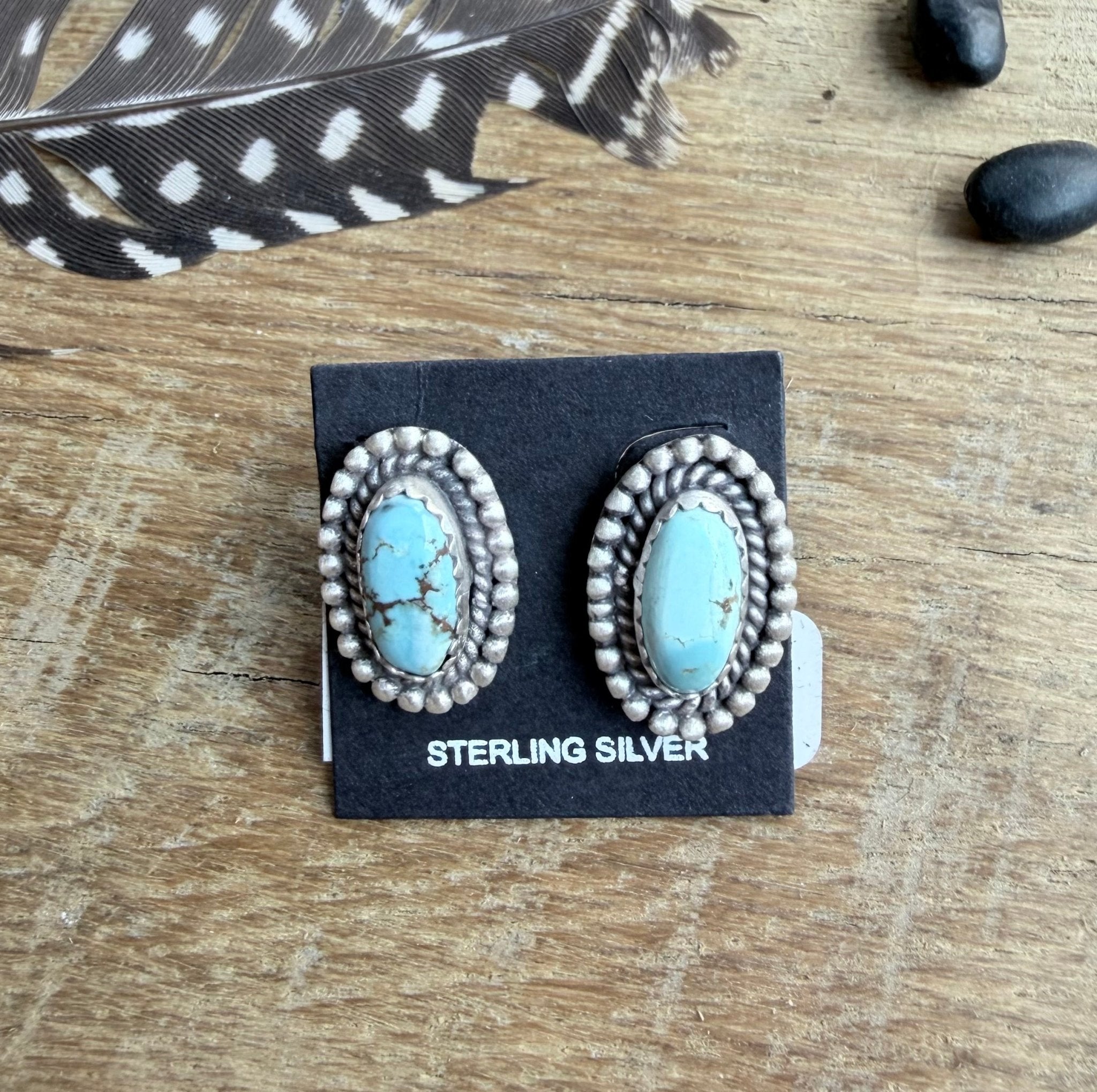 Golden Hills Sterling Silver Stud Earrings - Rooted & Reckless Co.