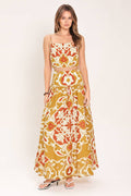 GOLDEN ISLAND WOVEN TOP AND SKIRT SET - Rooted & Reckless Co.