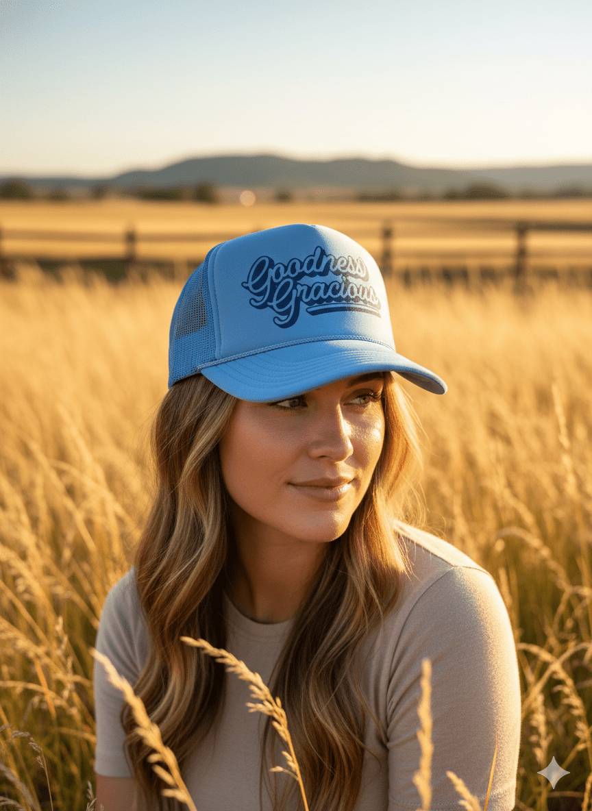 Goodness Gracious Trucker Hat - Rooted & Reckless Co.