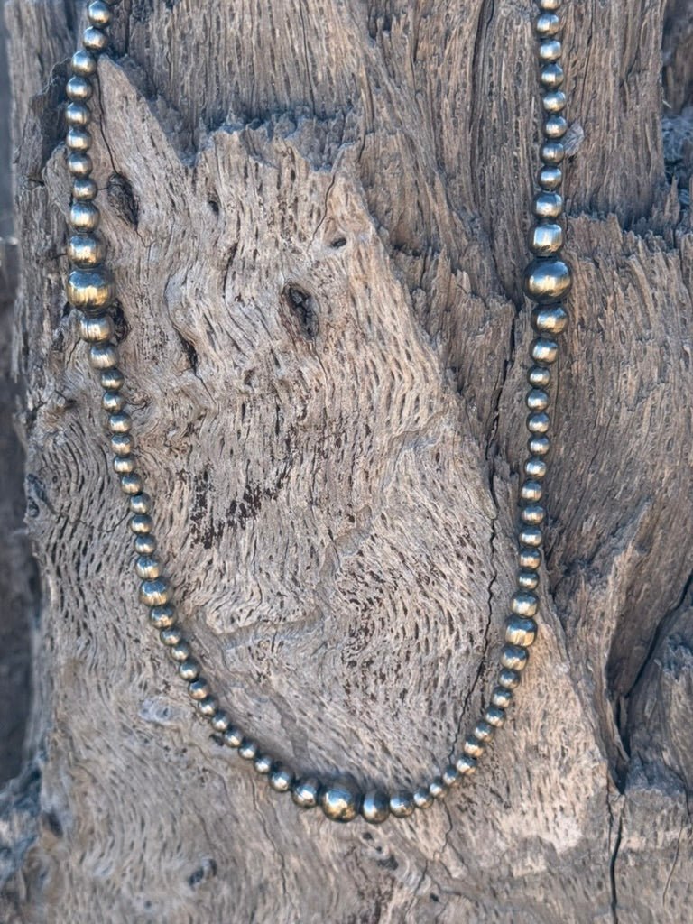 Graduated Pearl Beaded Choker - Rooted & Reckless Co.