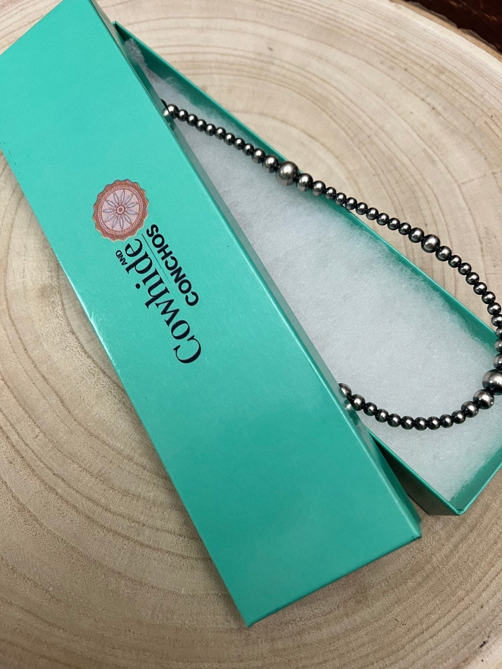 Graduated Sterling Pearl Choker — 15 inch (4-5-6-8mm Oxidized) - Rooted & Reckless Co.